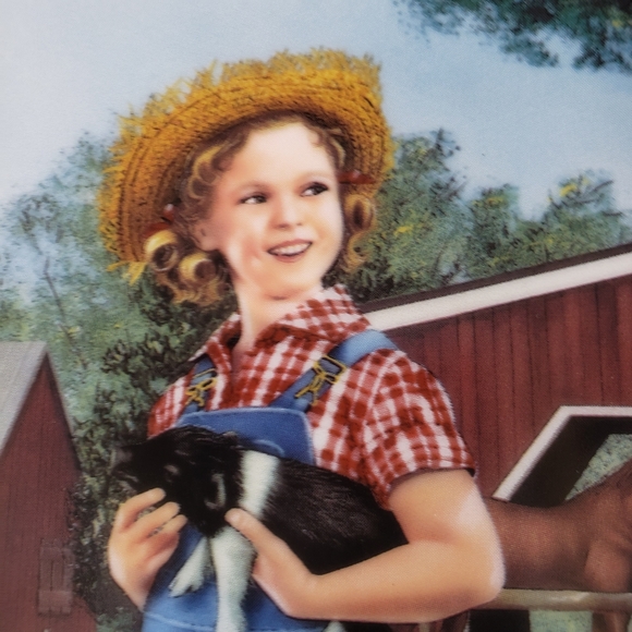 Shirley Temple Rebecca of Sunnybrook Farm Danbury Mint Collectors Plate Vintage - Picture 2 of 12